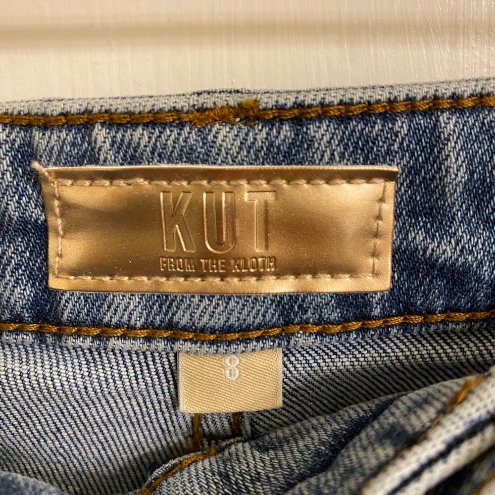Kut from the Kloth Melissa Straight Leg Jeans Size 8 High Waist Like New 90’s - Picture 11 of 16